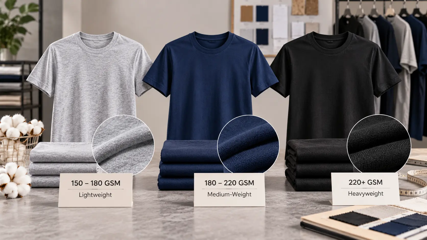 How to Choose the Right T-Shirt GSM for Corporate & Event Orders